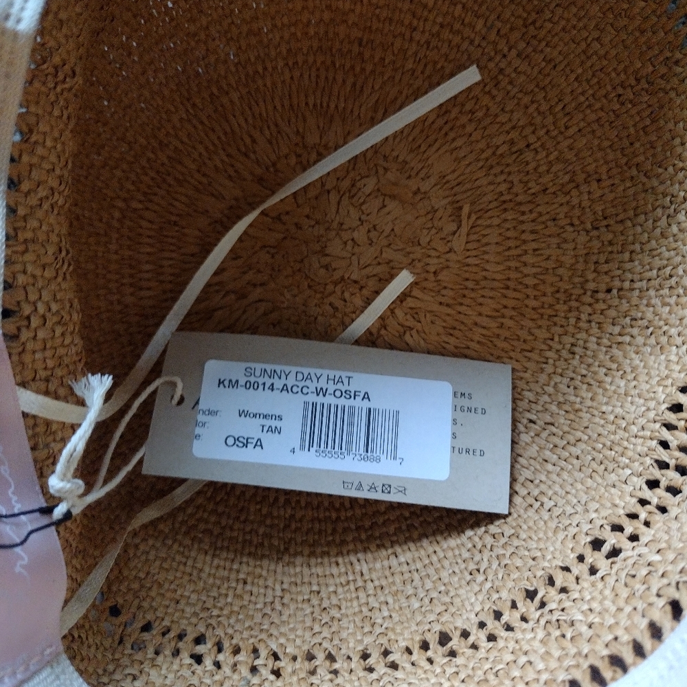 ☀️ NWT SUNNY DAY BOHO SUN HAT by Kristin Maden California sun hat new - Picture 7 of 9